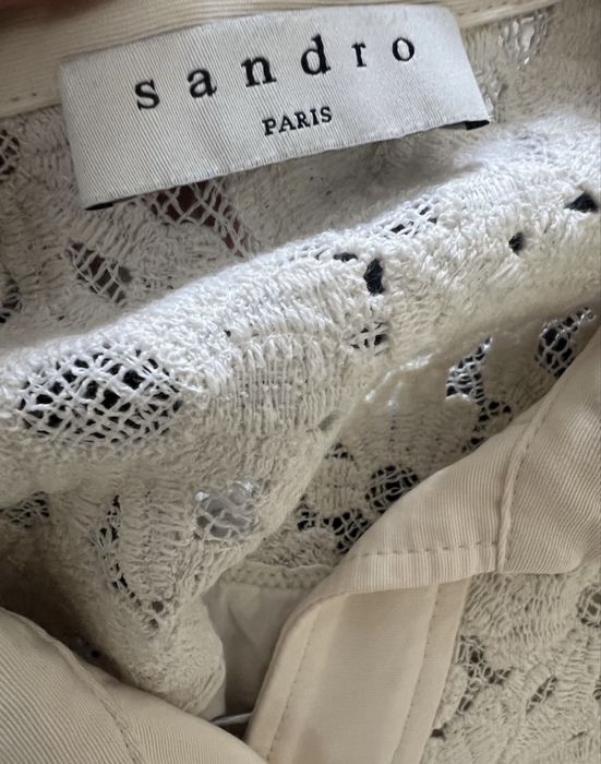 Бежова рокля Sandro