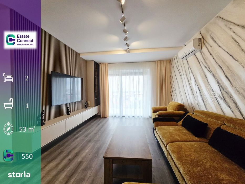 Apartament premium 2 camere de inchiriat + parcare - Adora Park