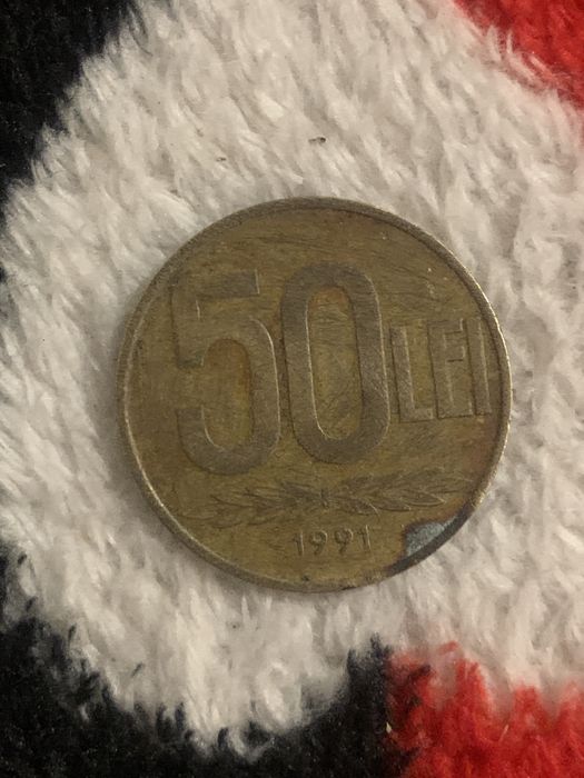 Moneda 50 lei 1991