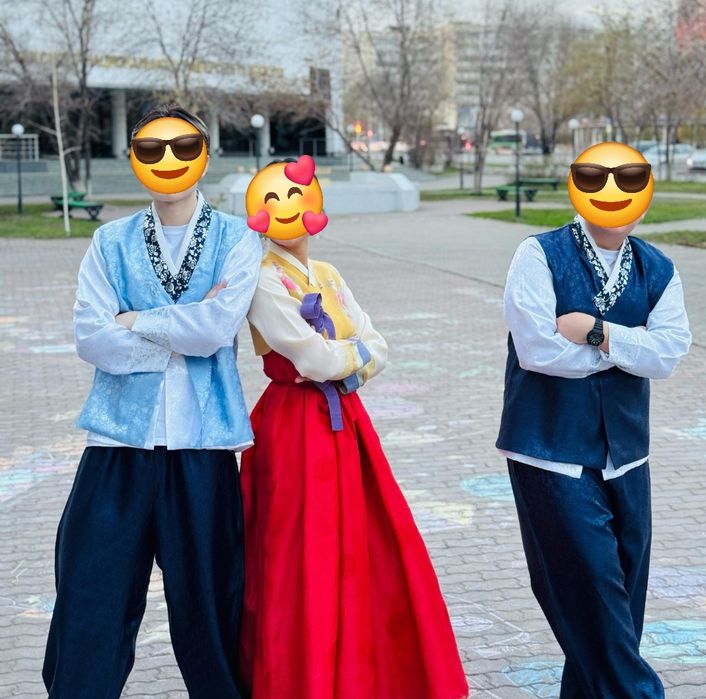 Ханбок корейский костюм Астана