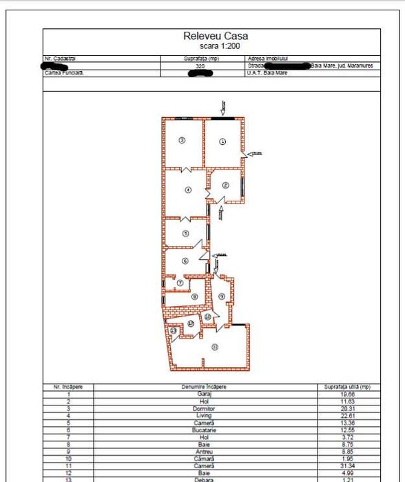 Casa de vanzare in Centru vechi al Municipiului Baia Mare