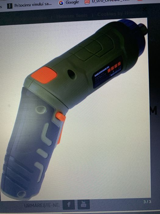 Surubelnita electrica HEINNER 4v li-ion