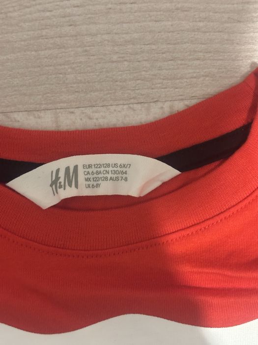Bluză subțire H&M pentru băieți 6-8 ani mărimea 122/128