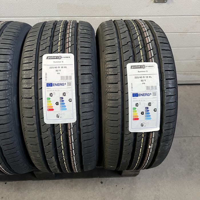 4 Anvelope vara NOI 225 40 18 Point S (by Continental)