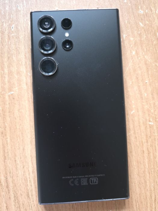 Samsung s 23 ultra, 256gb, чёрный.