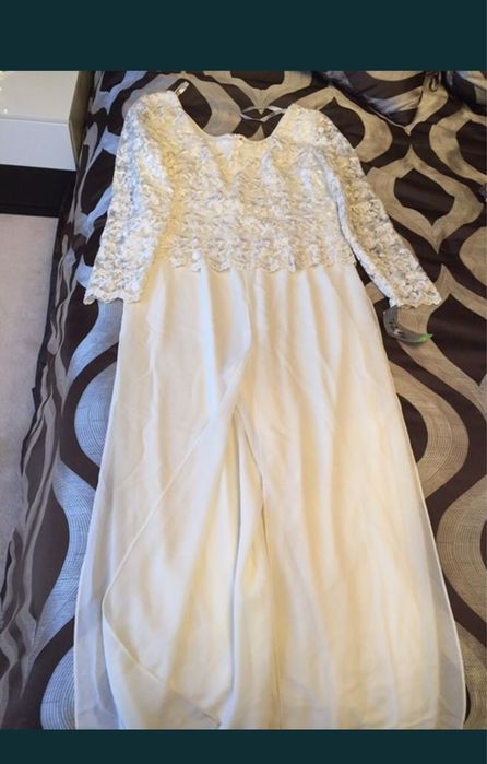 Sacou /salopeta/ rochie , maneci trei sfert,46-48.