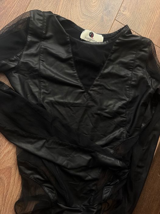 Кожено боди fashionroom