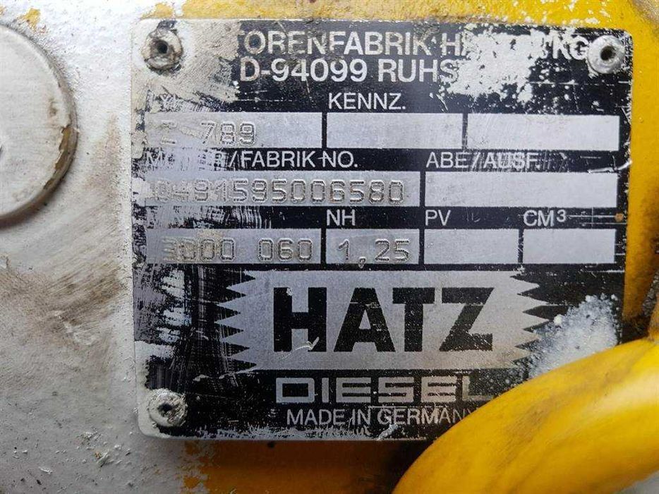 Motor complet Hatz Z789 - Piese de motor Hatz