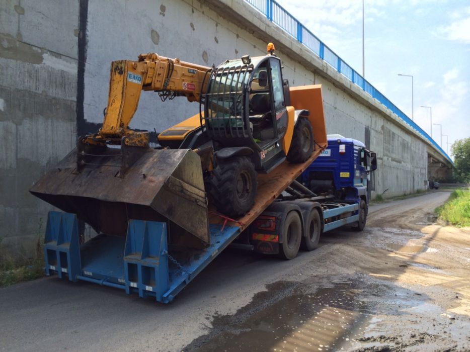 servicii transport utilaje trailer