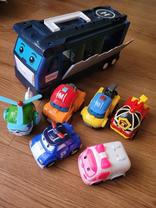 Игрушки Робокар Поли с базой
