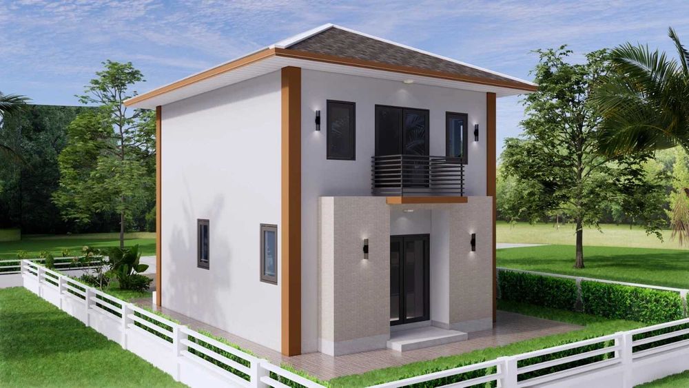 НА ИЗПЛАЩАНЕ - Двуетажна сглобяема къща с 2 спални, 90 кв. м