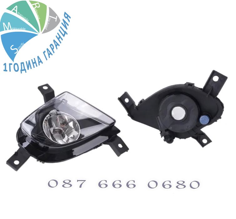 Халогени BMW E90 E91 Facelift Лед фар LED бмв е90 е91 броня халоген