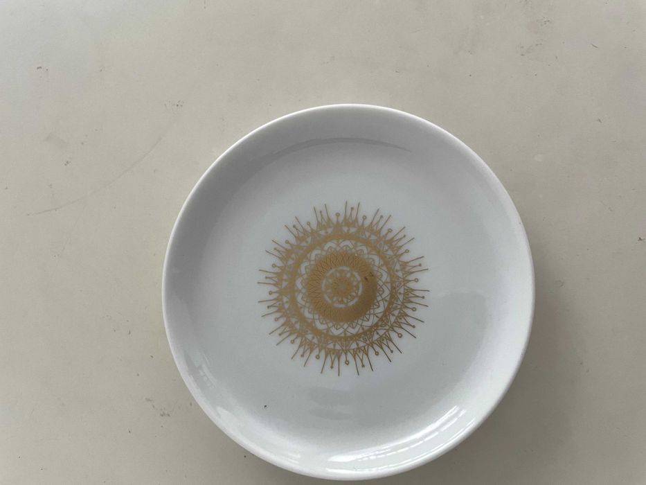 Rosenthal vaza si farfurioara Bjørn Wiinblad  aur 24k lux vintage