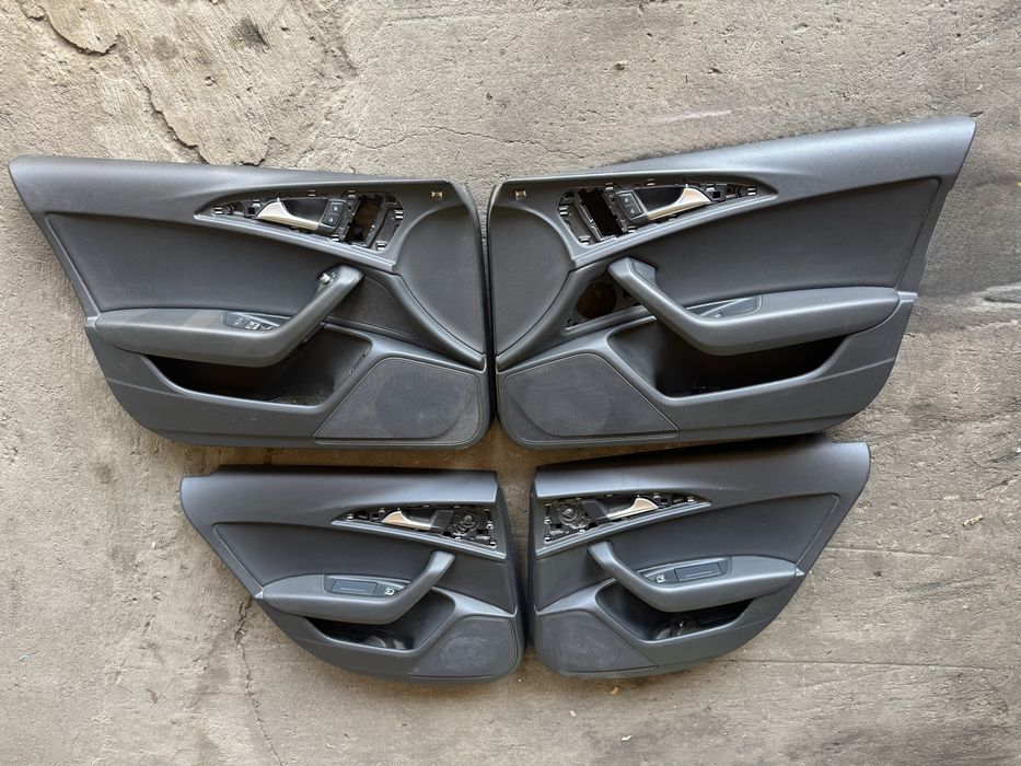 Fete usi piele neagra Audi A6 C7 4G break/avant 2012-2018