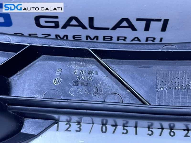 Suport Far Spoiler Bara Fata Stanga VW Golf 5 2004 - 2008 Cod 1K0807889B [V0189]