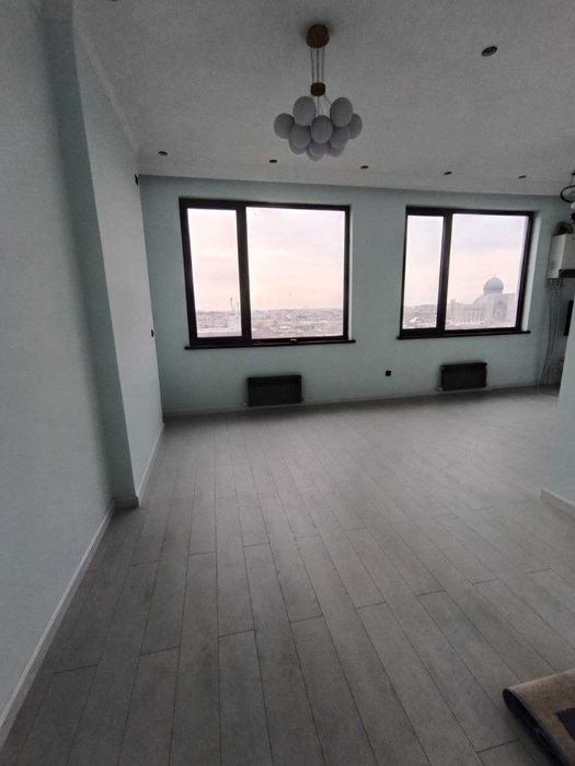 3-комнатная в ЖК Zarafshan, 74 м², новый ремонт, метро Гафур Гулом(М)