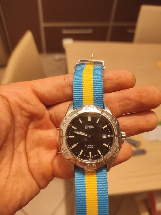 Citizen Saphire / Safir Eco-Drive WR 100