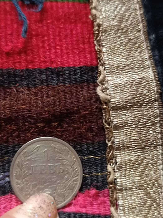 Автентична сърмена престилка с монети