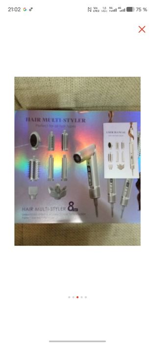 фен стайлер мультистайлер, 8 насадок