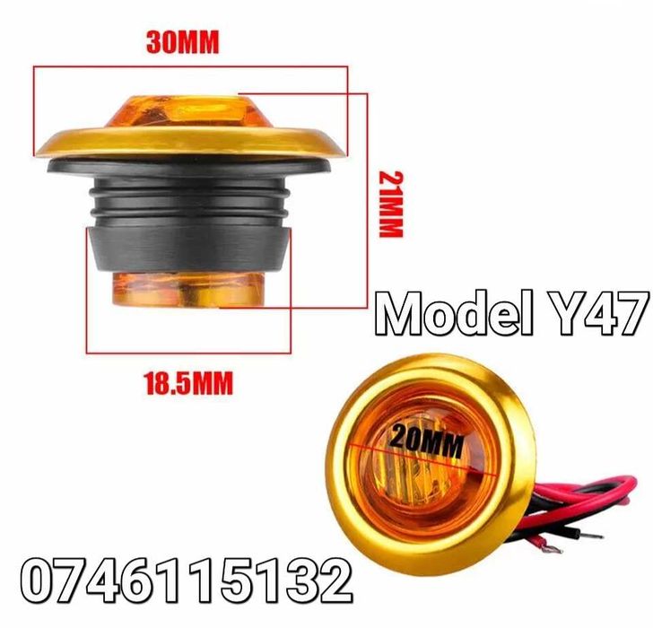 Lampa LED-Frana-Pozitie-Semnalizare-Semnalizari-ATV Moto Enduro - Y47