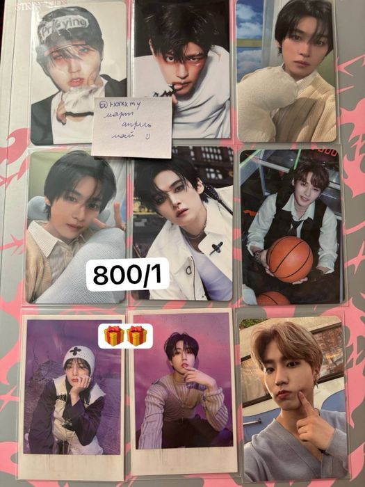 Кпоп карты группы Stray Kids