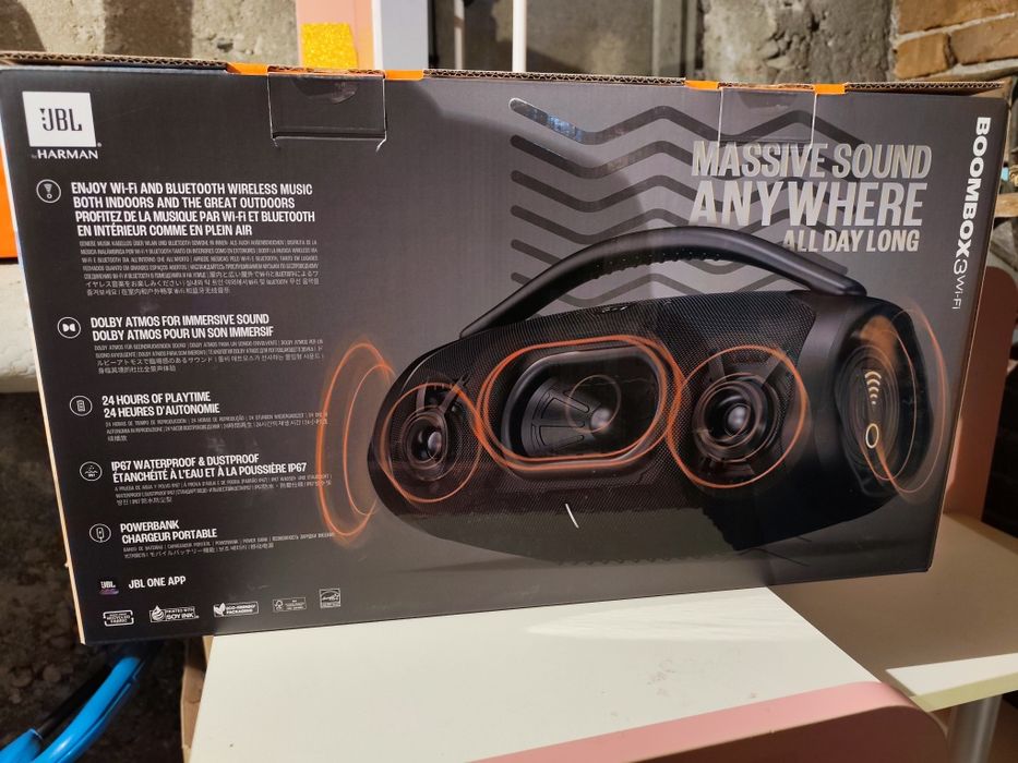 JBL Boombox 3 Wi-Fi – Топ Състояние