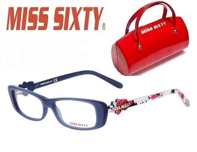 MISS SIXTY – Дамски рамки за очила "FLOWERS BLUE" нови с кутия