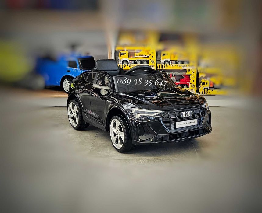 ТОП ЦЕНА!НОВО!Акумулаторен джип Audi Sportback с 12V,EVA гуми,МЕТАЛИК