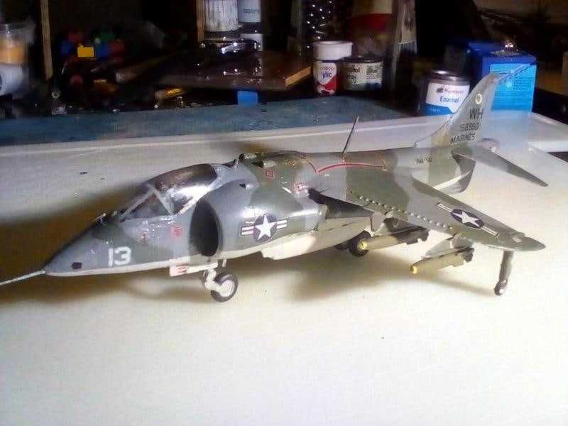 Сборная модель самолета «Харриер» (NOVO, 1/72). РАРИТЕТ!