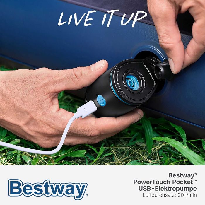 Помпа за надуване на басейн дюшек пояс Bestway Електрическа Ръчна 2 вида