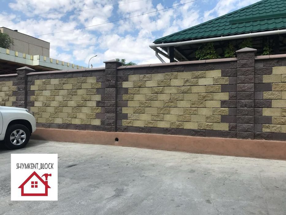 Рваные 3д цветные шлакоблоки!