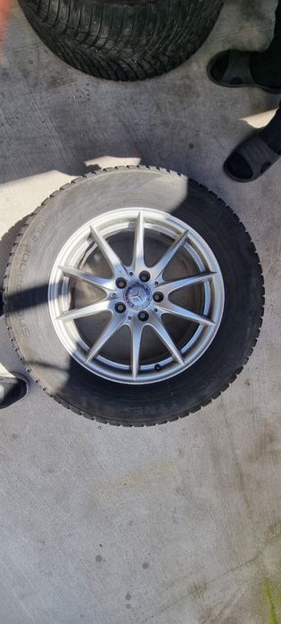Jante Mercedes w166 ML/GLE 235/65/R17, anvelope Nokian snowproof,DOT 2023