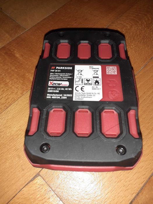 Acumulator Parkside 20v de 2Ah