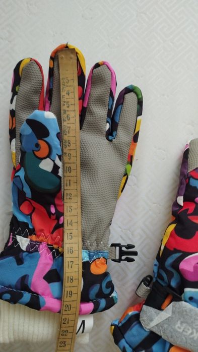 Детские теплые непромокаемые перчатки