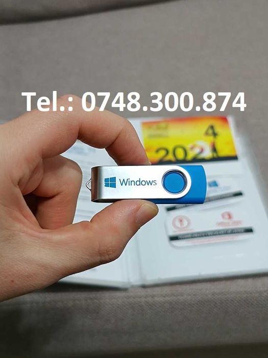 Windows 10, 11 Home, Pro, Enterprise pe stick USB bootabil cu licenta!