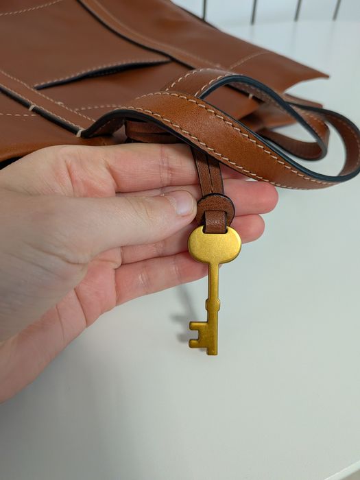 Geantă Fossil Carmen Shopper Piele