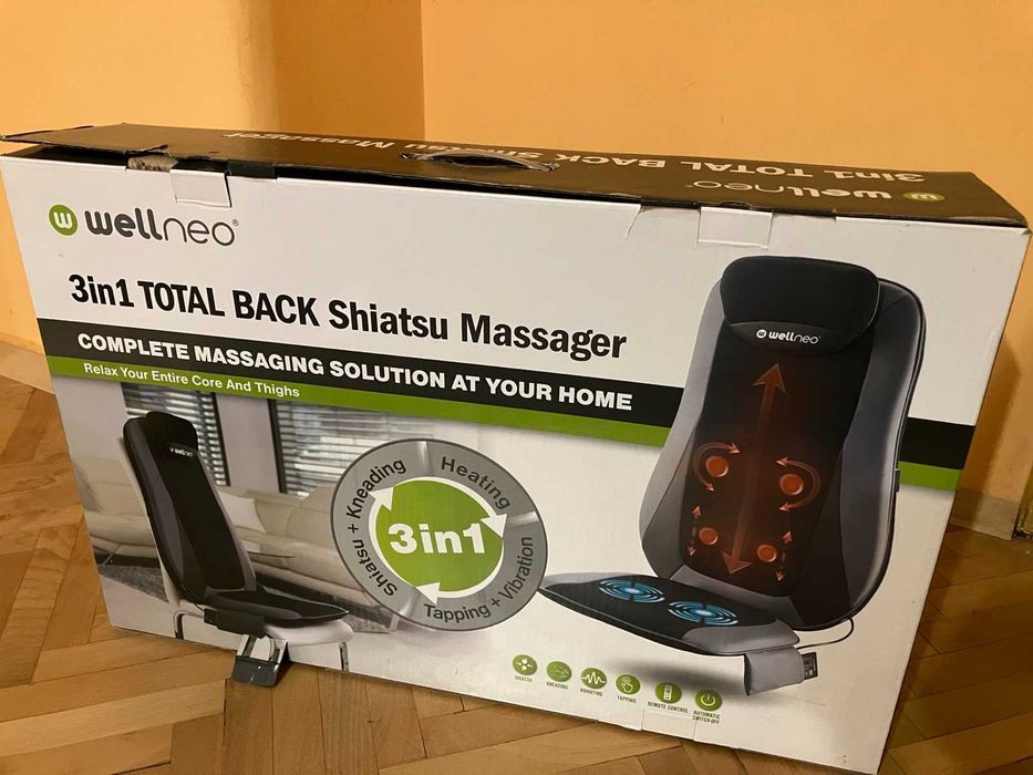 Wellneo 3in1 Total Back Shiatsu Massager