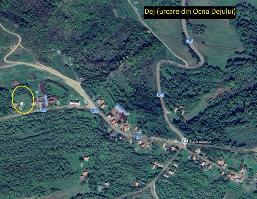Teren intravilan 2500 mp + casă + anexe, CF 62707 Dej (Pintic nr. 223) 35.000 Euro Neg.