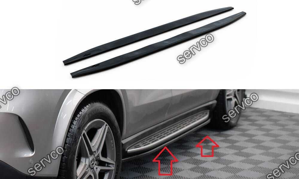 Pachet Body kit tuning Mercedes GLE W167 AMG 53 2019-2023 v2 - Maxton