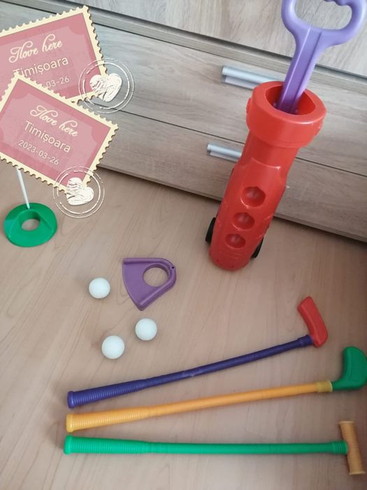 Joc de minigolf plastic