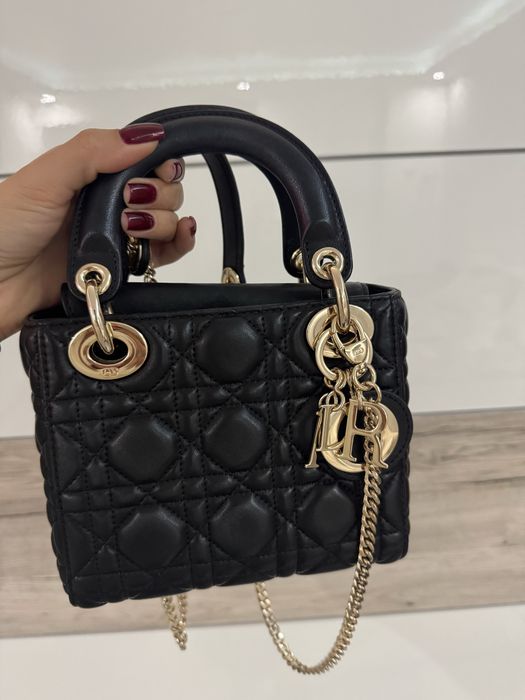 Черна чанта Dior