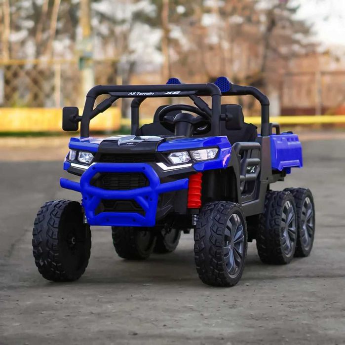 UTV electric pentru 2 copii Kinderauto X-Force 4x75W 24V Blue