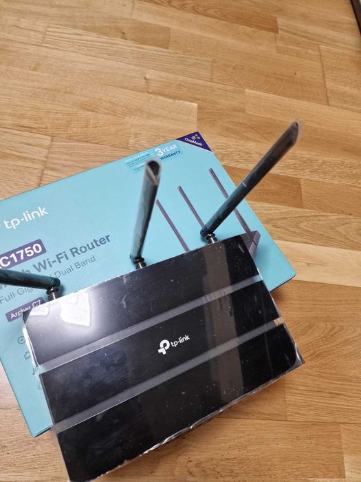 Router wireless Gigabit Dual Band TP-Link ARCHER C7, 5 porturi, AC1750