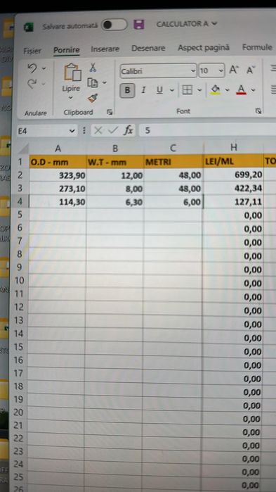 Vand tuburi de beton armate