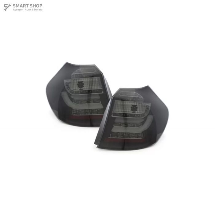 Stopuri LED BMW Seria 1 E81 E87 (09.2007-2011) Negru Fumuriu