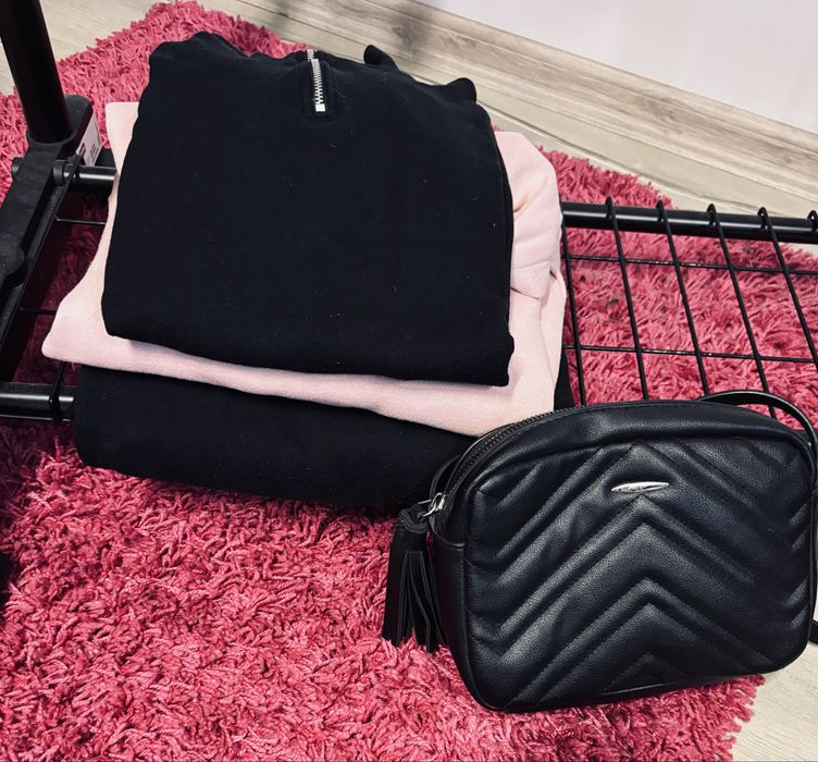 Лот в розово и черно , размер хс