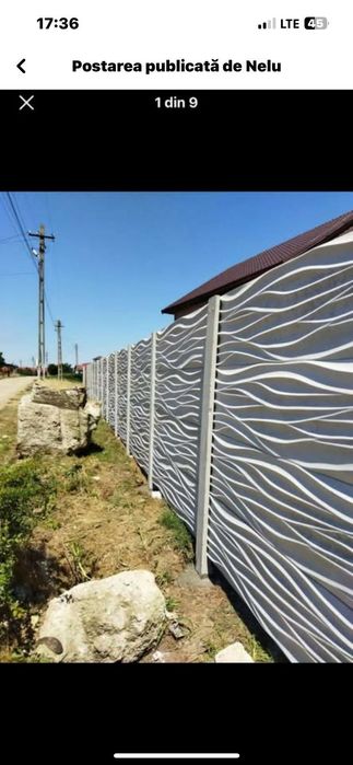 Garduri din beton