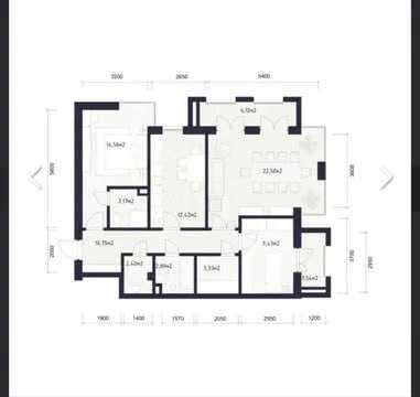 Qorasuv Plaza 3 комнатная 93,5м2 коробка, кадастр есть. Карасу 1 Dunyo