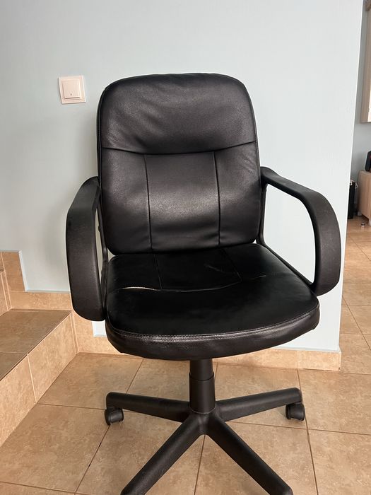 Scaun de birou piele ecologica neagra