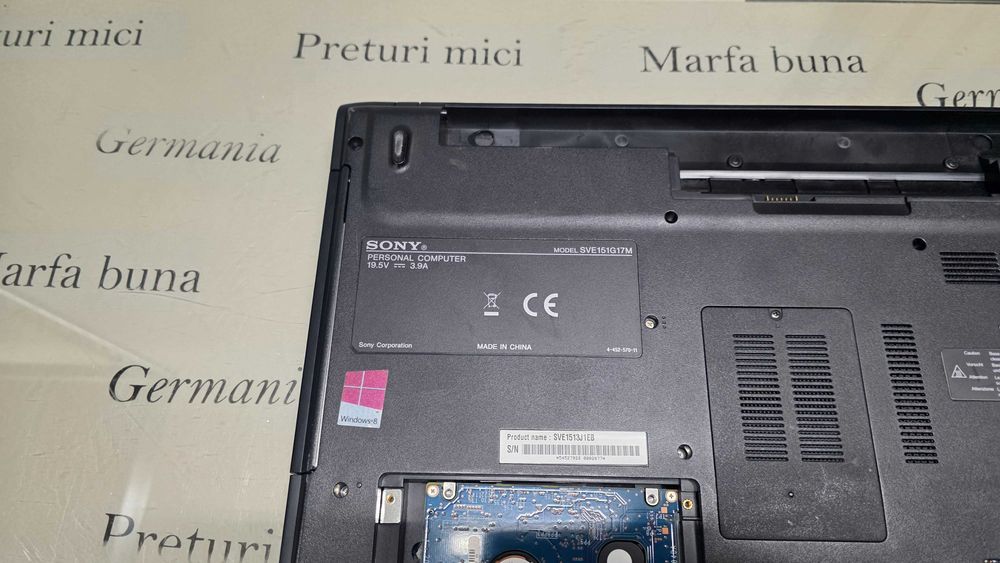 Laptop core i3 - Sony Vaio SVE151 G17 - functional - instalat